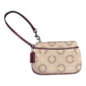 Coach Purple and Cream- Women’s Wallet